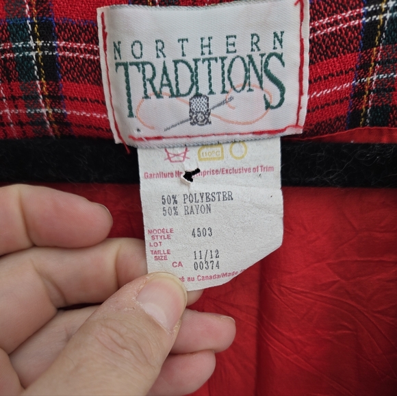 Vintage Plaid Jumper Dress - Picture 5 of 11